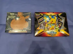 Pokemon Shining Fates Sealed Lot ETB , Pikachu V Box - Image 1