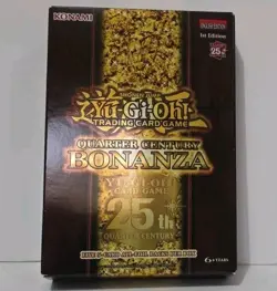NEW Yugioh Quarter Century BONANZA 5 PACK 1st Edition Booster Box SEALED - Image 1