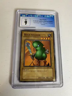 Yu-Gi-Oh! Mint Cgc 9 Bean Soldier TP1-018 Tournament Pack 1 Psa BGS - Image 1