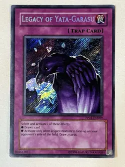 Yugioh Legacy of Yata-Garasu PP01-EN009 Secret Rare Unlimited MP - Image 1