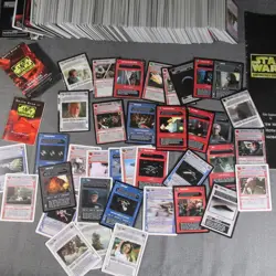 Star Wars CCG Customizeable Card Game SWCCG Box Lot Obi-Wan Jabba Luke Leia - Image 2