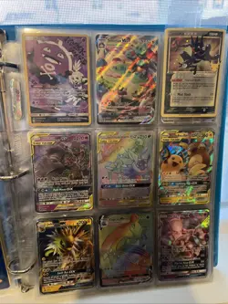 Mid Era Pokemon Card Lot 45 Cards binder not included - Image 1