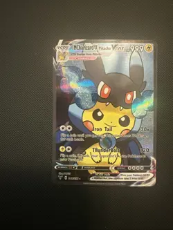 Pikachu Shiny Charizard Pokemon Card VMAX ACG Star Holo Cosplay VCOS Fan Art - Image 1