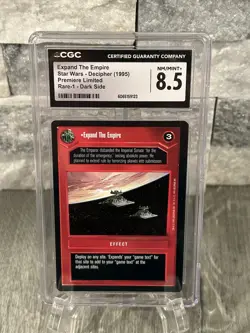 Star Wars CCG Expand The Empire Graded Card CGC 8.5 NM/MINT Premiere Limited - Image 1