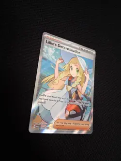 Lillie's Determination 169/132 Mega Evolution Holo Pokemon Card TCG - Image 2