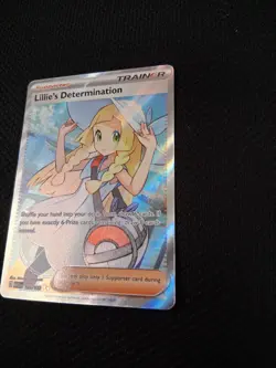 Lillie's Determination 169/132 Mega Evolution Holo Pokemon Card TCG - Image 3