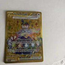 Pokemon Card TCG - Terapagos EX 173/142 Hyper Rare Stellar Crown Holo Near Mint - Image 3