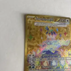 Pokemon Card TCG - Terapagos EX 173/142 Hyper Rare Stellar Crown Holo Near Mint - Image 4