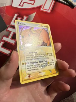 RAICHU 12/112 EX FireRed & LeafGreen REVERSE HOLO RH Pokemon TCG card NM+ - Image 2