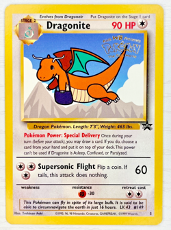 Dragonite #5 WB Stamped Movie Promo WOTC 1999 Pokemon Card - Image 1