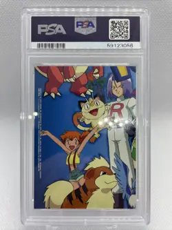 Gary Oak TV 8 Character Cards Puzzle 1999 Topps Series 1 Pokemon PSA 9 - Image 2