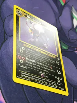 Houndoom 23/75 - Neo Discovery - Rare - Vintage 2001 Pokemon Card - NM NEAR MINT - Image 3