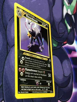 Houndoom 23/75 - Neo Discovery - Rare - Vintage 2001 Pokemon Card - NM NEAR MINT - Image 4