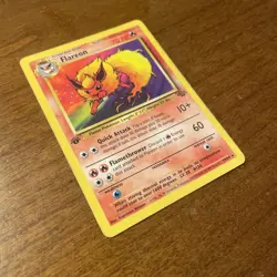 Pokemon TCG Flareon 1st Edition Jungle Card 19/64 Regular Non-Holo Rare - Image 3