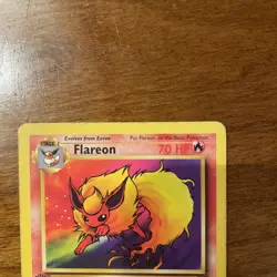 Pokemon TCG Flareon 1st Edition Jungle Card 19/64 Regular Non-Holo Rare - Image 4