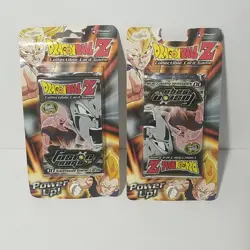 READ - 2 SEALED Blister Packs DBZ Dragon Ball Z FUSION SAGA Card Game CCG - Image 1