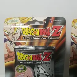 READ - 2 SEALED Blister Packs DBZ Dragon Ball Z FUSION SAGA Card Game CCG - Image 2