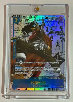 One Piece Card Game Sogeking OP03-122 SEC Manga Rare Pillars of Strength Alt Art - Image 1