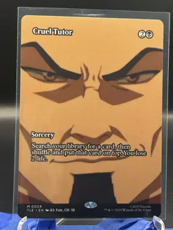 Cruel Tutor TLE #24 Borderless Mythic Regular NM+ - Image 1