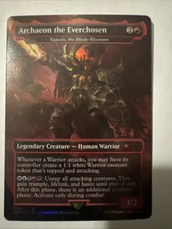 Archaeon the Everchosen - Najeela, the Blade-Blossom Borderless Secret Lair Foil - Image 1