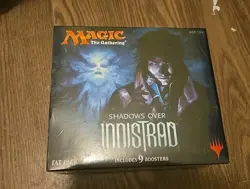 MAGIC THE GATHERING - SEALED FAT PACK - SHADOWS OVER INNISTRAD - 9 BOOSTER PACKS - Image 1
