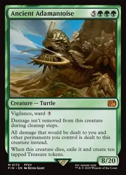 FIN ANCIENT ADAMANTOISE 1x Rare Magic Final Fantasy MTG NM - Image 1
