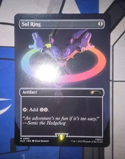 MTG - SLD Sonic - Sol Ring #2093 - Near Mint Non Foil - Image 1