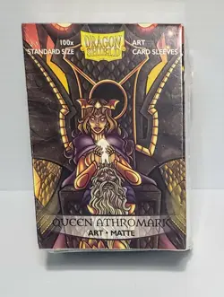 Dragon Shield 100 Standard Matte Classic Sleeves - Art Queen Athromark New - Image 1
