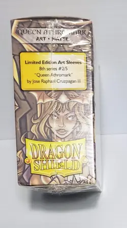 Dragon Shield 100 Standard Matte Classic Sleeves - Art Queen Athromark New - Image 3