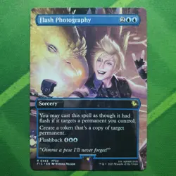Flash Photography (Borderless) MTG Final Fantasy 463 NM - Image 1