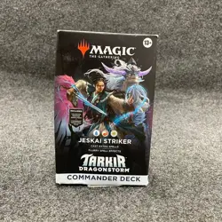 MTG: Jeskai Striker Tarkir Dragonstorm Commander Deck, Sealed Box is Worn - Image 1