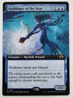 Harbinger of the Seas (Extended Art) #451 (NM) Modern Horizons 3 MH3 Magic MTG - Image 1