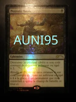 mtg magic fatal push FOIL FNM DCI promo FRENCH vf fr poussee fatale - Image 1