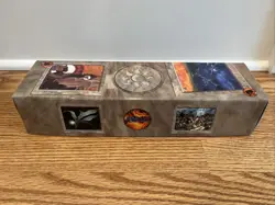 Magic The Gathering Cardboard Storage Box - White Mana Symbol (1996) MTG Vintage - Image 1
