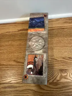 Magic The Gathering Cardboard Storage Box - White Mana Symbol (1996) MTG Vintage - Image 3