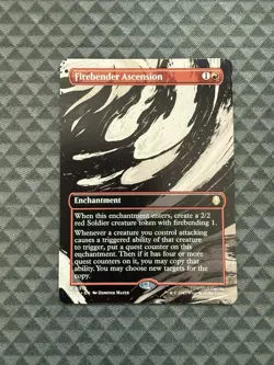 MTG Firebender Ascension #0312 Borderless R Avatar: The Last Airbender (TLA) - Image 1