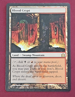 Blood Crypt Return to Ravnica Moderately Played. - Image 1