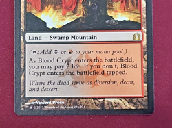Blood Crypt Return to Ravnica Moderately Played. - Image 3