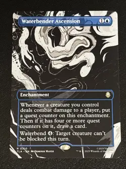 MTG Avatar: The Last Airbender Waterbender Ascension Borderless 0310 NM Rare - Image 1