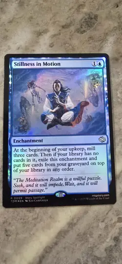 Stillness in Motion Tarkir: Dragonstorm Foil Enchantment Rare MTG - Image 1