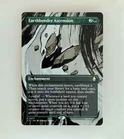 MTG: Earthbender Ascension (Borderless) Avatar: The Last Airbender Reg NM - Image 1
