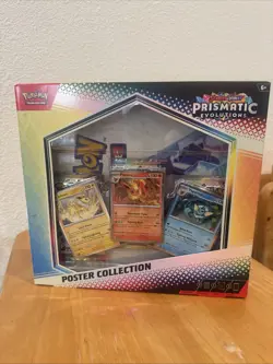 Pokemon TCG Prismatic Evolutions Poster Collection Box - Factory Sealed NEW - Image 1