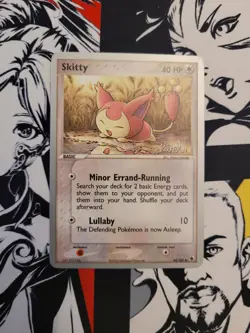 Skitty - 2004 44/109 - Pokemon TCG 2004 World Championship Decks Signed Stamp NM - Image 1