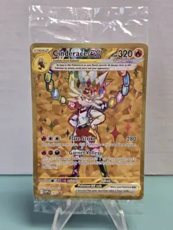 Pokemon TCG Cinderace ex SVP 163 SEALED Black Star Promo NM - Image 1