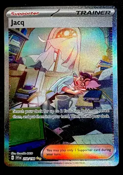 Jacq 250/198 NM Pokemon TCG Scarlet & Violet Special Illustration Rare Near Mint - Image 1