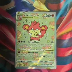 Simisear VSTAR GG37/GG70 Crown Zenith Galarian Gallery Ultra Rare Pokemon TCG - Image 1