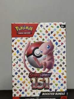 Pokemon Scarlet Violet 151 Booster Bundle 6-Pack, Factory-Sealed - Image 1