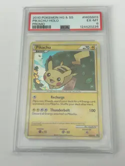 Pikachu HGSS03 Hgss Holo PSA 6 2010 Promo Pokemon - Image 1