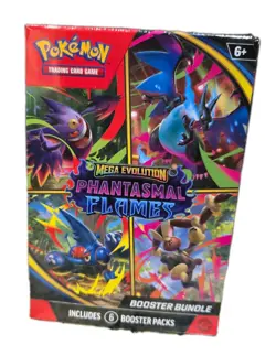 Pokemon TCG Mega Evolutions Phantasmal Flames Booster Bundle BRAND NEW SEALED - Image 1
