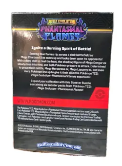 Pokemon TCG Mega Evolutions Phantasmal Flames Booster Bundle BRAND NEW SEALED - Image 3